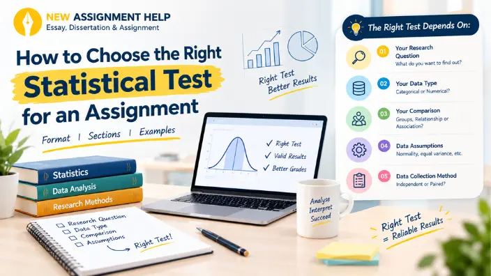 How to choose the right statistical test for an assignment